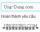 chu gach duoi