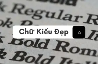 chu kieu dep