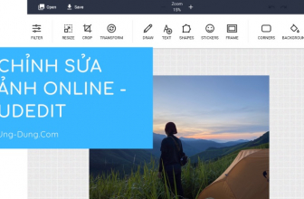 Chỉnh Sửa Ảnh Online Miễn Phí – Edit Photo Online (UDedit)