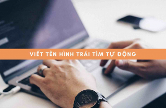 Viết Tên Hình Trái Tim Tự Động | Tự Động Trong 1 Giây